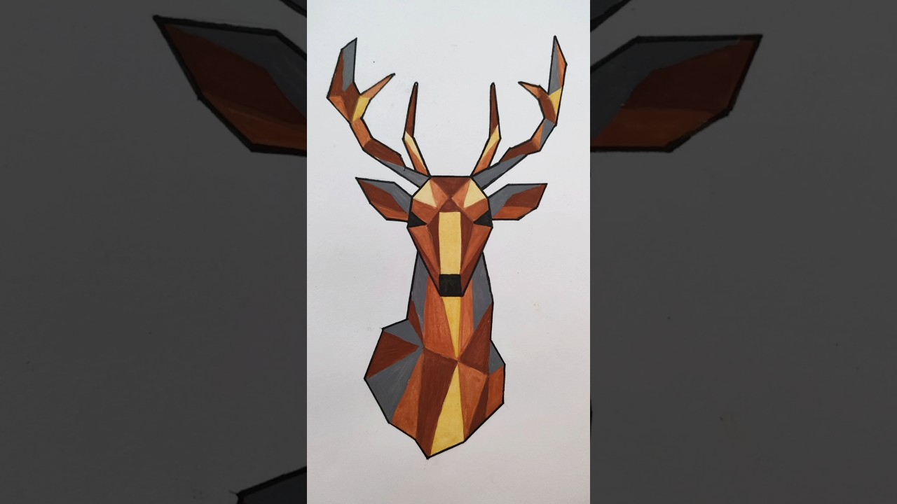 Deer painting 