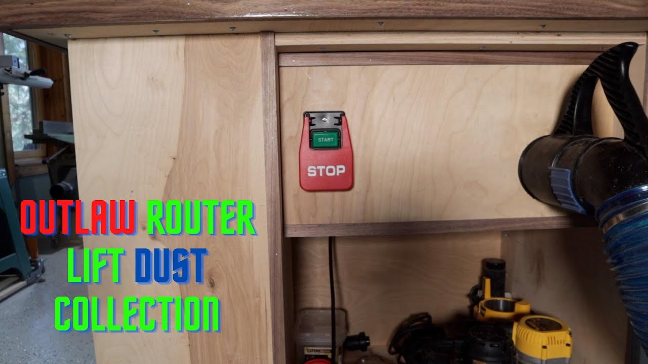ROUTER LIFT DUST COLLECTION YouTube