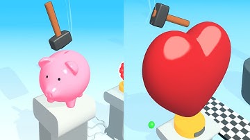 Hammer Flip! Very Satisfying And Relaxing ASMR Slicing Game