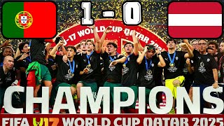 Download Lagu Portugal vs Austria 1-0 | Final - FIFA U-17 World Cup Qatar 2025 MP3