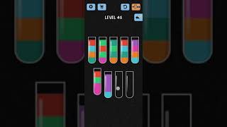 Water Color Sort Level 45 Walkthrough Solution iOS/Android