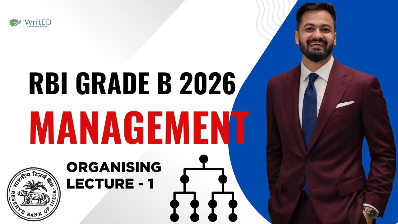 Live Management Class for RBI Grade B 2026 | ORGANISING