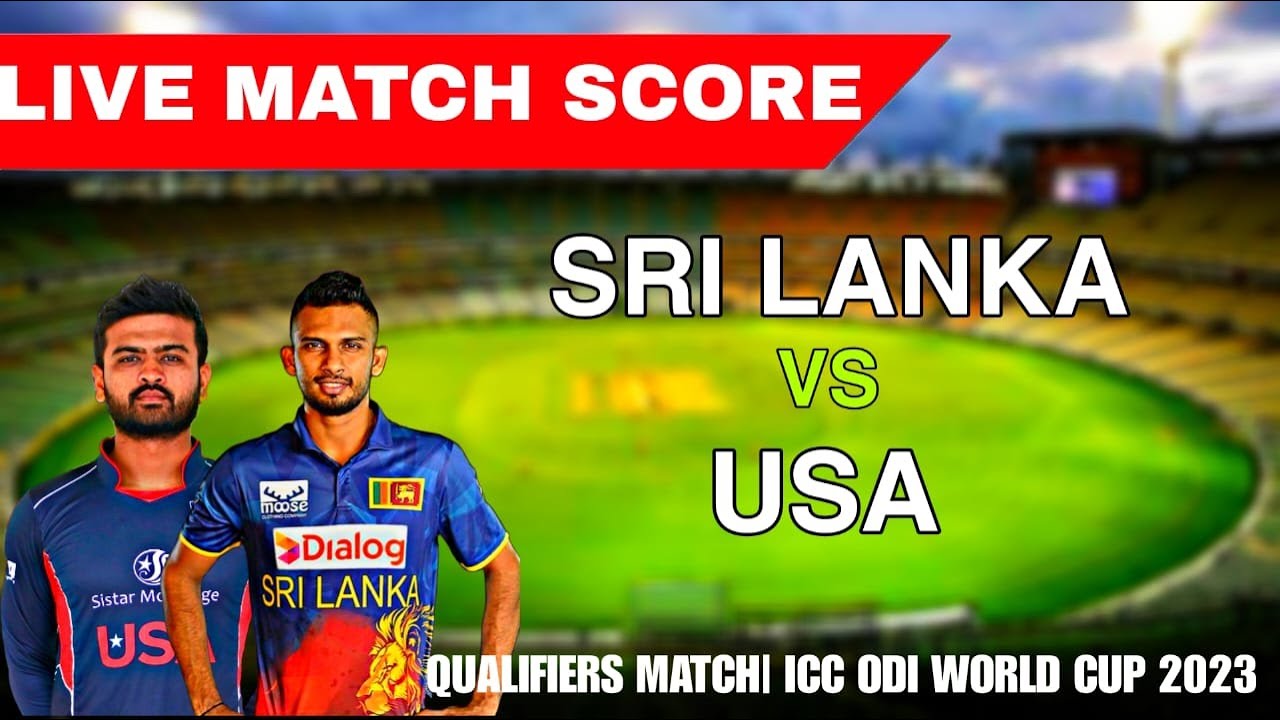 🔴 Live Sri Lanka Vs USA World cup qualify Warm-up match Live Score