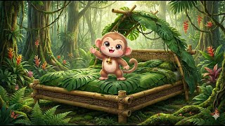 Little Monkey Jump & Play 🐒 | Action Song for Kids | Jungle Nursery Rhyme screenshot 5