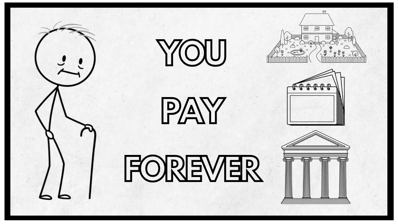 How To Buy A House? 50 year Mortgages Explained with Stickman.