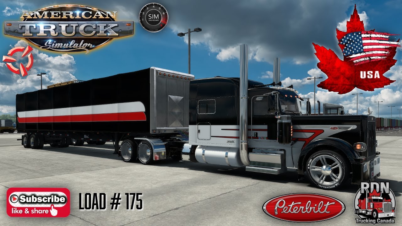 American Truck Simulator  RDN Trucking Canada. Dallas TX to Del Rio TX  Load # 175