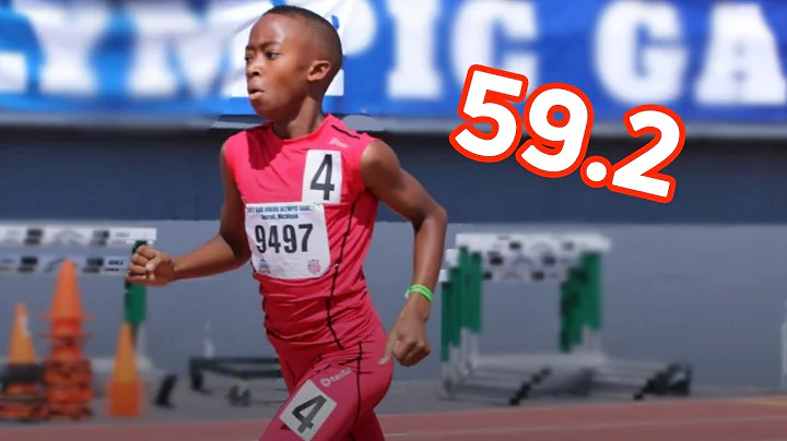 9-Year-Old Makes 400m Look Too Easy