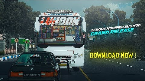 NEW ZEDONE MOD FOR BUSSID SIMULATOR INDONESIA||FREE MOD💥||NEW BUS MOD FOR BUSSID||#bussidmods