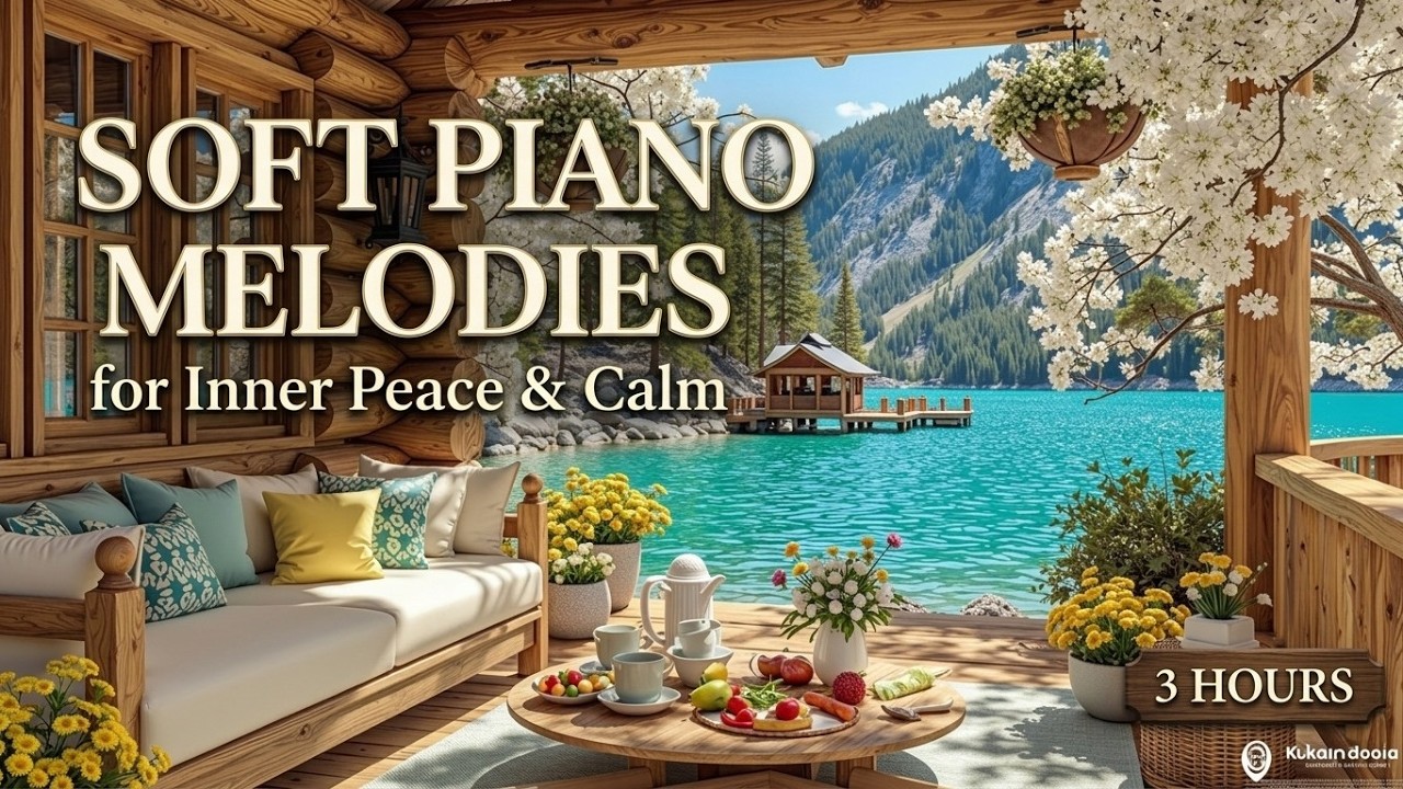 Spring Ambience & Soft Piano Music | Gentle Piano Melodies for Sleep ...