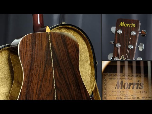 Morris W-20 by Terada made in japan 1974 #ป้ายเหลี่ยม ไม้หลัง