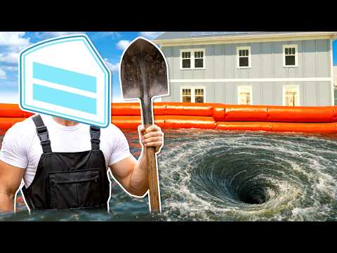 Draining a Flooded Farm by Diverting a River!