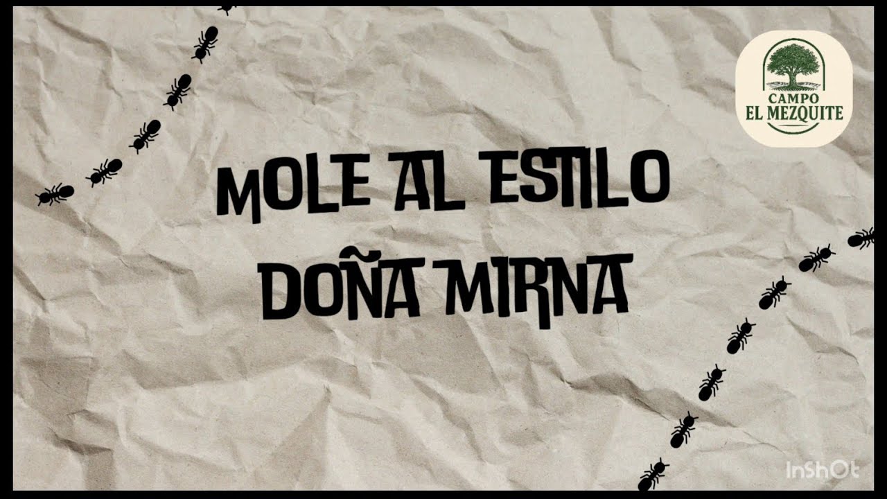 Mole estilo doña Mirna | Preparación desde cero 🤤