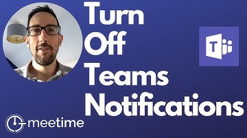 Microsoft Teams Tutorial 2019 - How To Turn Off Notifications