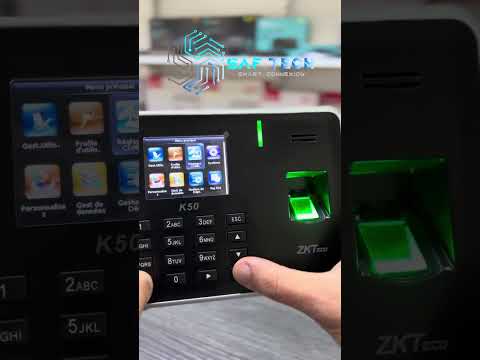 جهاز التحكم في اوقات العمل Zktreco K50 HOW TO CONNECT ZKTECO