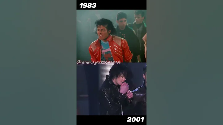 Michael Jackson Beat It 1983 vs 2001  #michaeljackson