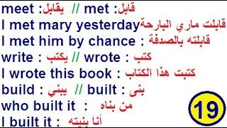 كورس شامل لتعلم اللغة الانجليزية :تعلم الإنجليزية  عن طريق تركيب جمل بسيطة وسهلة للمبتدئين