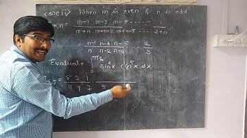 Examples on integration of sin^n x .cos^ n x dx  running from 0 to π/2