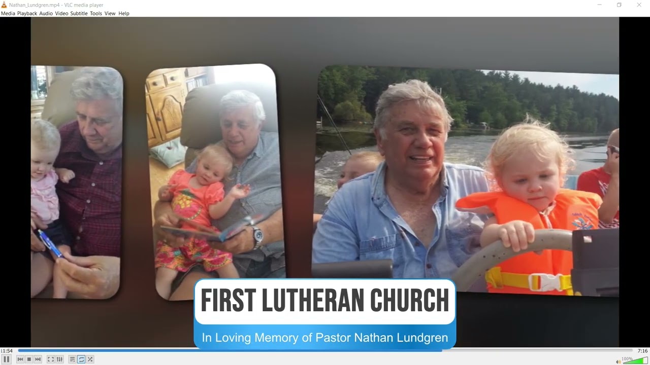 Memorial Service for Pastor Nathan Lundgren