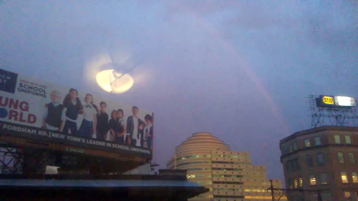 Unusual Rainbow in the Bronx,NYC