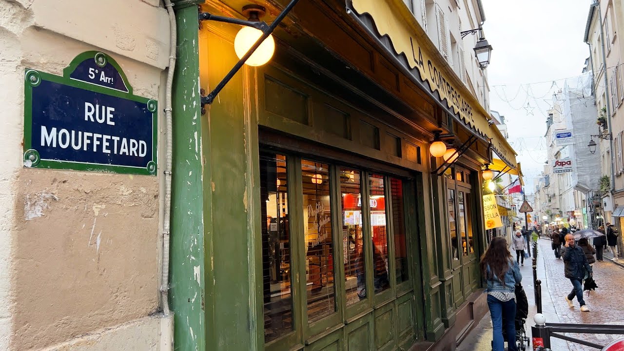 The Gastronomic Charm of Paris: Rue Mouffetard. One of the oldest market streets in Paris!