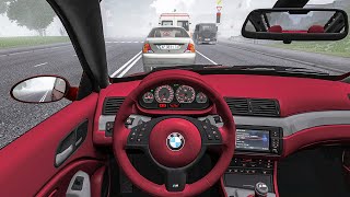 BMW M3 E46 2022 Fast Pov Drive | Steering Wheel Gameplay screenshot 3