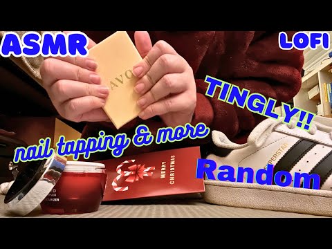 ASMR 😌 FAST AND AGGRESSIVE RANDOM LOFI SOUNDS🧴✉️👟🪣 random assortment up close to camera!