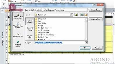 Using Access 2010 - Add a Hyperlink