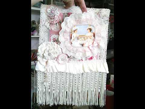 Shabby Chic Fabric Book Tutorial for Annette Chaplin - Part 3 - jennings644 - Teacher of All Crafts
