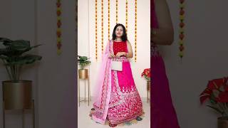 Shasta Lehenga for Wedding Season Under 850/- ❤? meesho lehenga diwalishopping unboxing shorts