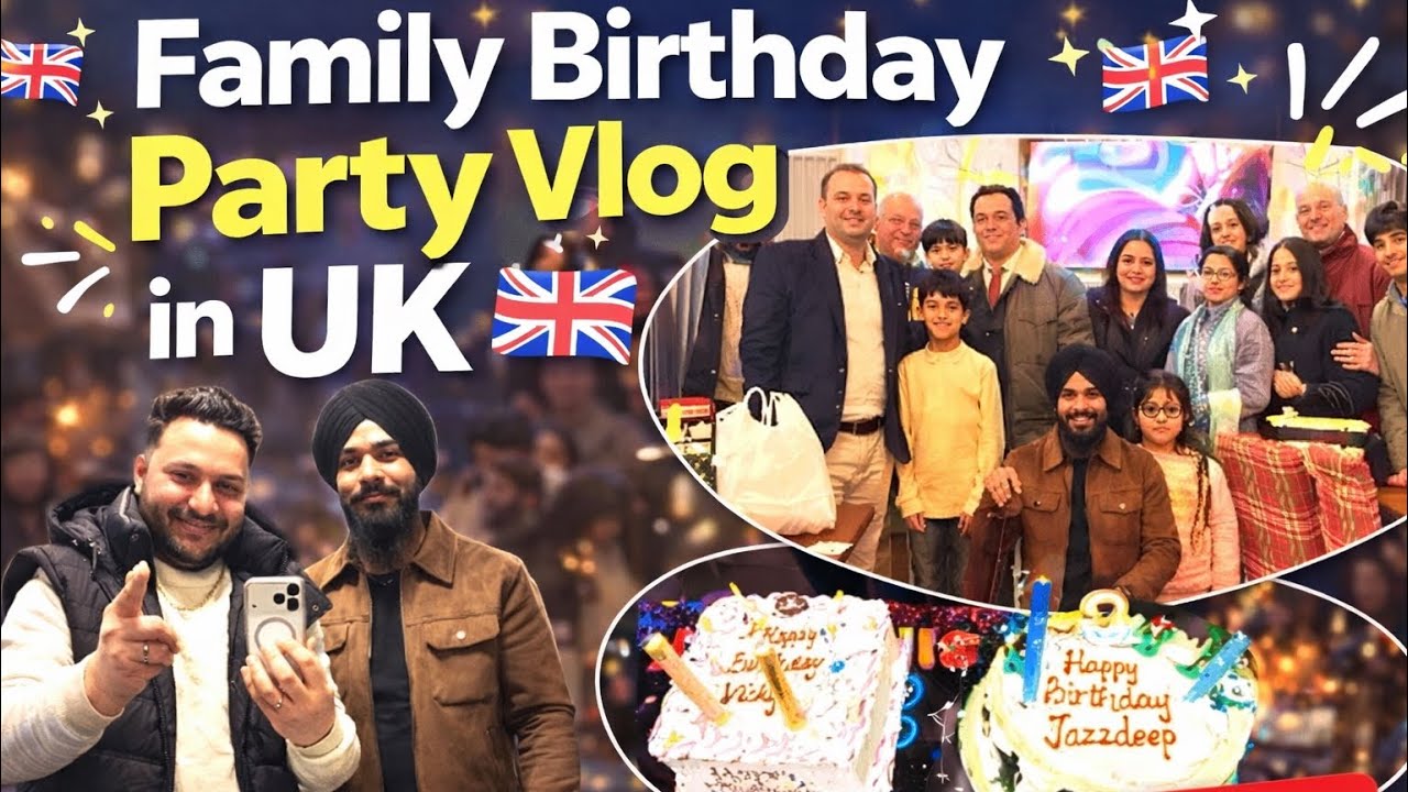 Birthday Party With Family in UK 🇬🇧 | Full Day Vlog