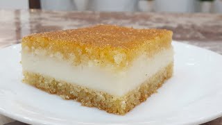 بسبوسه محشيه قشطه أسهل وأنجح وصفة بسبوسة وتحدي (مع كل اسرار نجاحها) Basbousa with cream