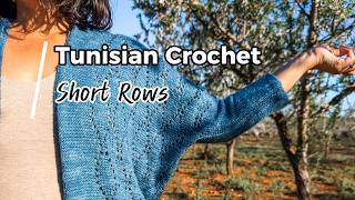 How to do invisible Short Rows in Tunisian Crochet!