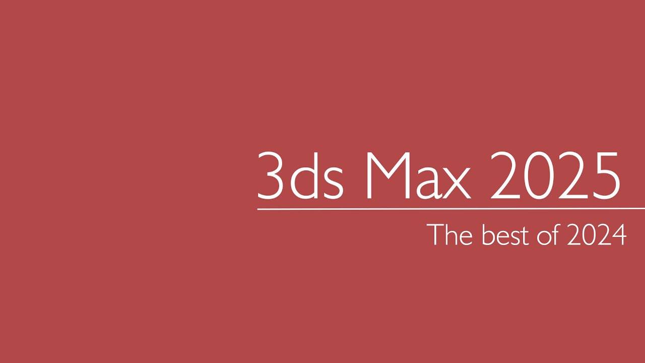 3ds Max : The best tutorials 2024 - YouTube