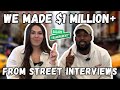 We made 1m in 2023 from street interviews  salary transparent street