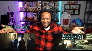 WOAH!!!!- The Matrix Resurrections & The Matrix Awakens Game REACTION - The Game Awards Clip
