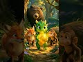 Baby Dragon find an gonden egg #cartoon #short #aivideo #viral #dragon #storyvideo #animationstory