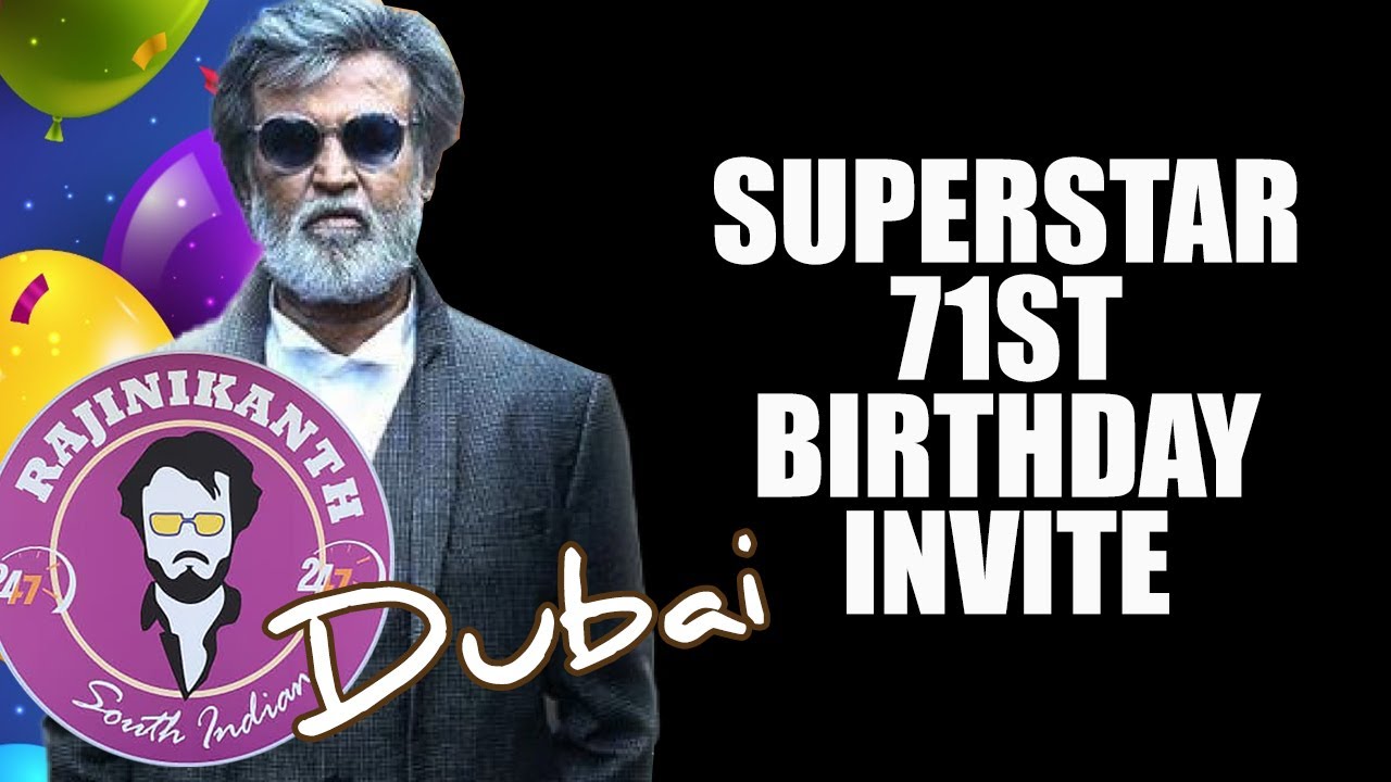 Superstar Rajini 71st Birthday Celebration in Dubai - Rajinikanth 24x7 Restaurant