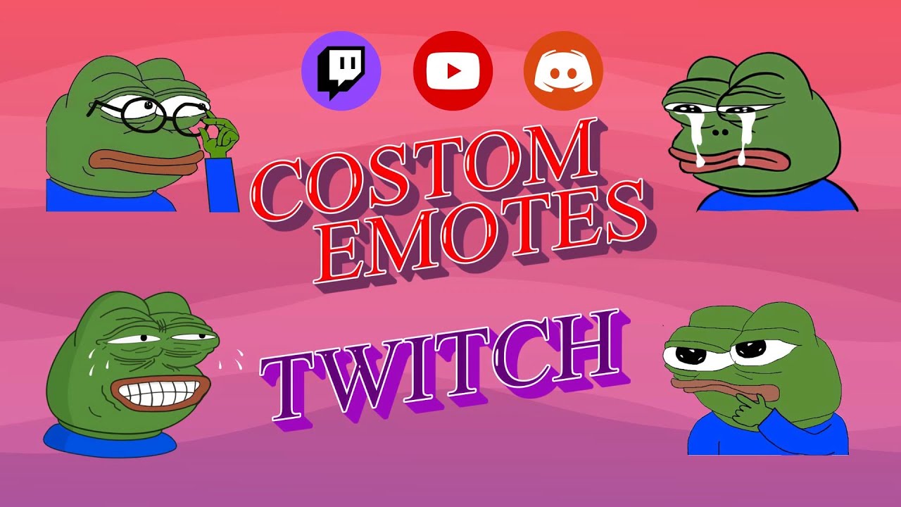 I will create custom animated emotes twitch emotes discord emotes