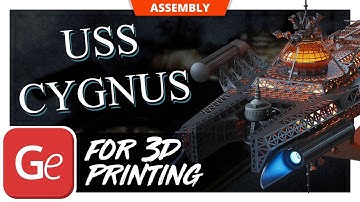USS Cygnus 3D Printer Files | Assembly by Gambody
