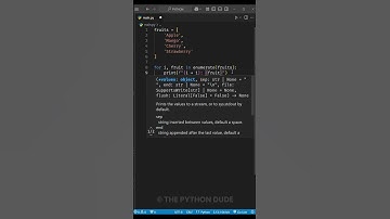 Unlocking a Cool Feature of enumerate() in Python  #learnpython #coding