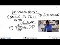 Rounding off Decimal Numbers to the Given Decimal places 