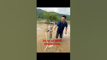 Bộ lọc uf 5000l chuyên sử lý nguồn nước Nhiễn phèn sắt bùn đất tạp chất #locnuoc #locnuocphen