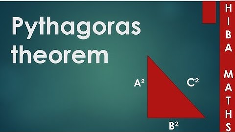 Pythagoras theorem | hiba maths