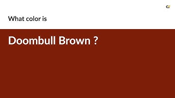 Doombull Brown color #7c1e08 hex color - Brown color - Cool color 7c1e08