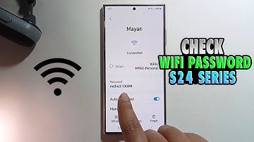 How To Check wifi password On Samsung Galaxy S24/S24+/S24 ultra