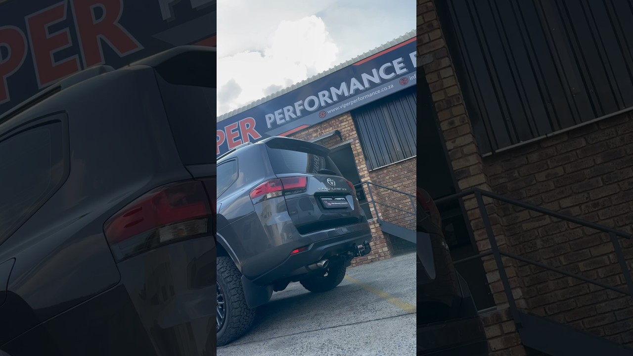 Toyota Land Cruiser 300 series. Viper Performance Exhaust stainless steel down pipe & system