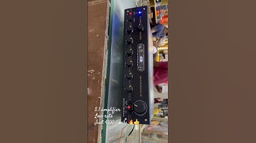 5.1 amplifier low budget with good results only 4100 only #lowrateamplifier #speaker #amplifier