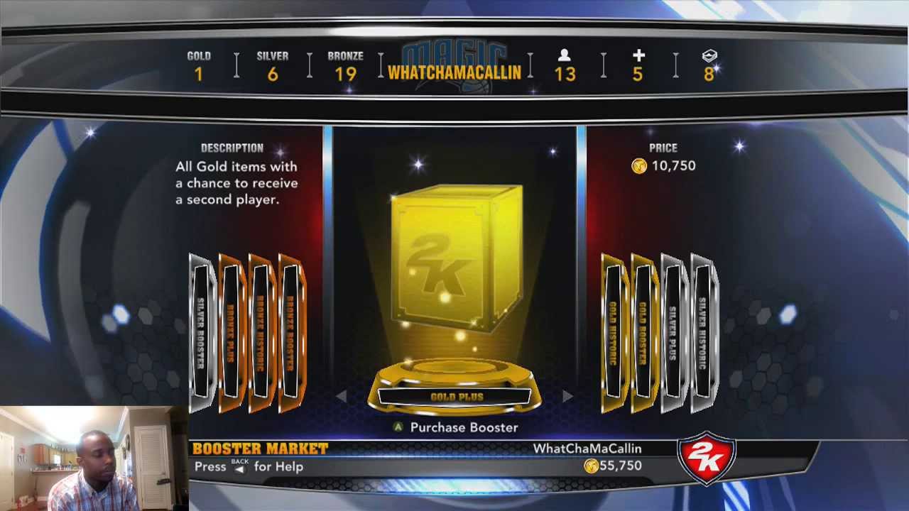 Nba 2k14 FIRST 55k PACK OPENING EPIC 4 GOLD PLAYERS | LIVE FACECAM