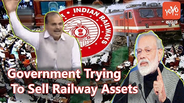Adhir Ranjan Chowdhury Targetted The Government Over The railways Budget | Parliament | Lok Sabha