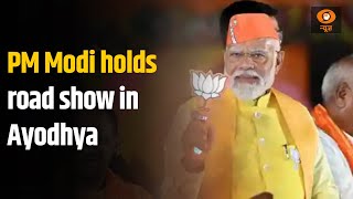 PM Modi holds road show in Ayodhya
